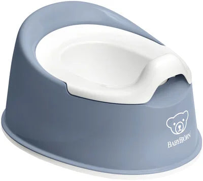 BabyBjörn Smart Potte, Deep Blue/White