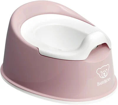 BabyBjörn Smart Potte, Powder Pink/White