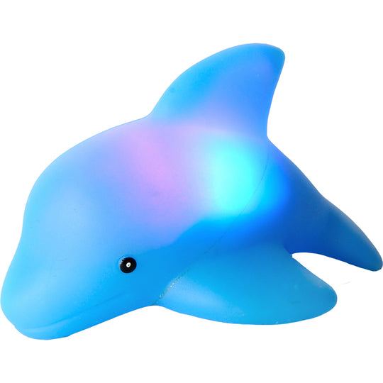 Konfidence Morsomme Badeleker med lys, 3 stk delfin