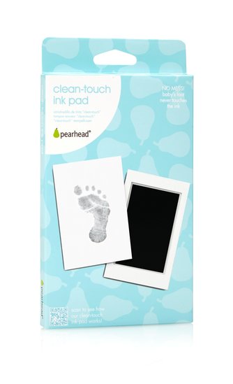 Pearhead Clean-Touch Fot- og Håndavtrykk, Svart